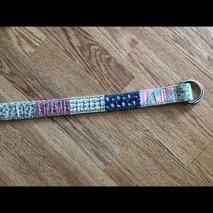 Vineyard Vines patchwork belt